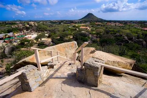 Mount Hooiberg Aruba не использовать повторно