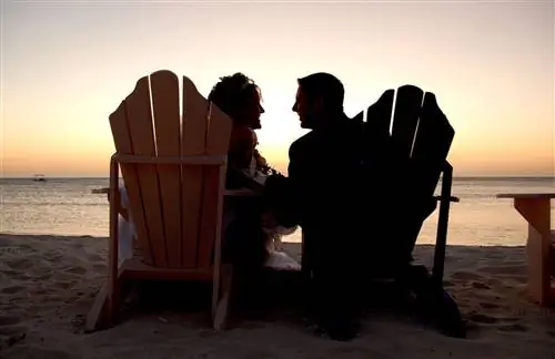 Пара закат Аруба не использовать повторно