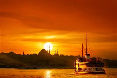 Стамбул закат