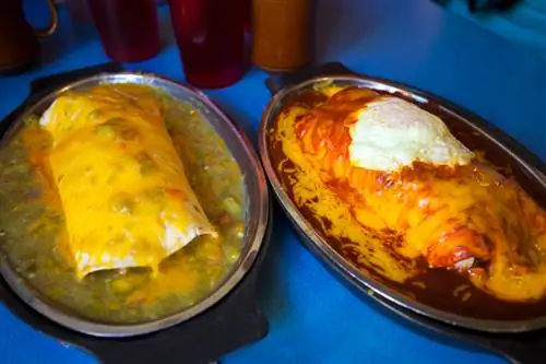 Буррито на завтрак в Нью-Мексико