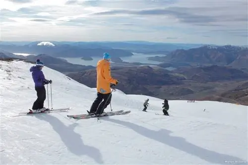 Катание на лыжах Treble Cone