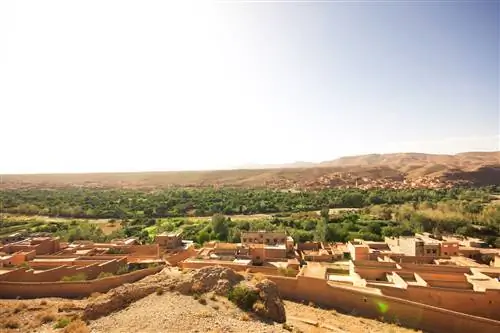 Здания в пустыне