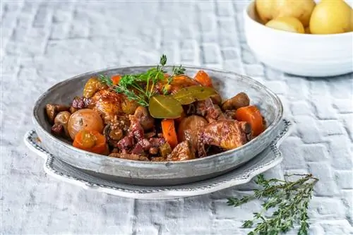 Coq au vin, региональная кухня Франции