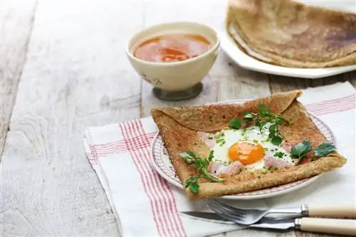 гречневый блинчик из бриттана, региональная кухня франция