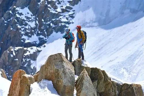 альпинисты, восхождение в Шамони