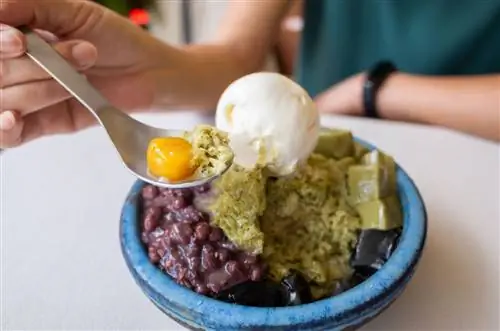 Мороженое таро с острова орхидей, таро с острова орхидей