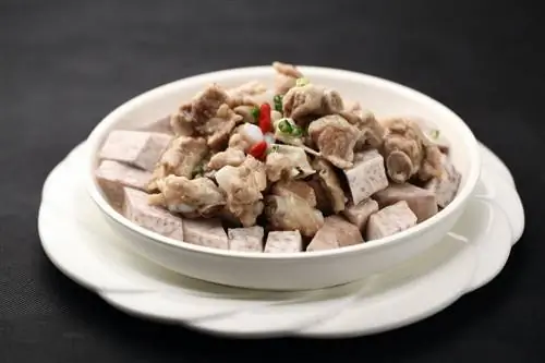 Таро, На пару, Свинина, Ребрышки, Таро с острова орхидей