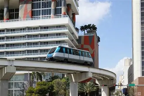 The, Полностью, Автоматизированный, Miami, Downtown, Train, System, With, The, City, Альтернативы прокату автомобилей