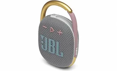 Beach-essentials-jbl-clip-4-speaker, пляжные принадлежности