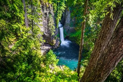 Toketee, Falls, On, Umpqua, Scenic, Byway,, Southern, Oregon