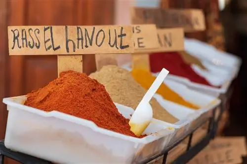 смесь специй рас эль ханут в мусорном ведре