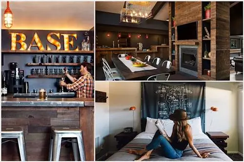 Стильные интерьеры отеля Basecamp Lake Tahoe