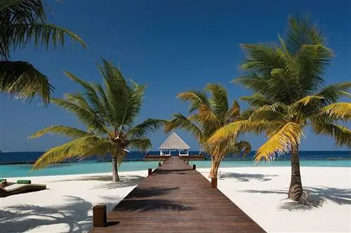 Пляж на Мальдивах в отеле Coco Bodu Hithi Resort