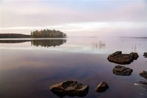 Советы по пейзажной фотосъемке - озеро с восходом солнца