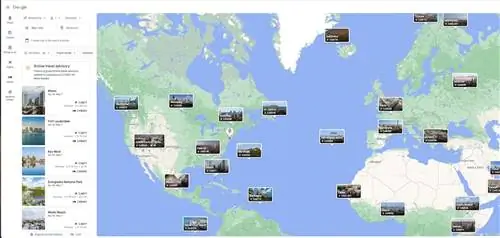 Скриншот страницы Google Flights Explore Destinations в поисках ошибочного тарифа