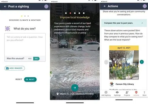 Приложение Citizen Science Bird iseechange