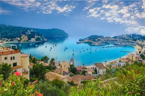 вид на остров майорка