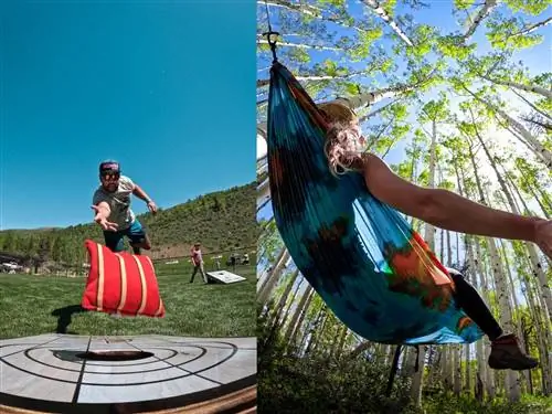 gopro Mountain Games - корнхолл и гамак