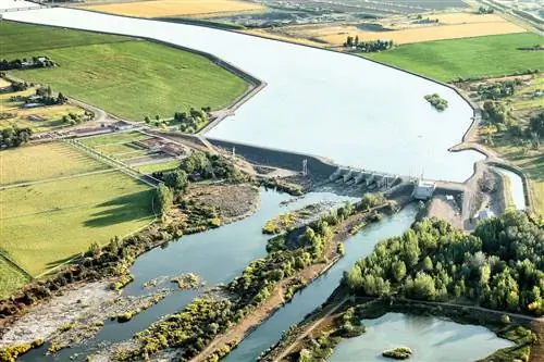The, Lower, Hydroelectric, Dam, On, The, Snake, River,, Owned, By