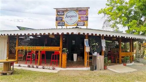 cahuita коста-рика, ароматный кофе-бар cahuita коста-рика, ароматный кофе-бар