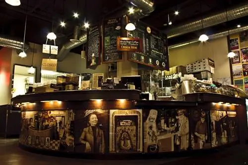 интерьер кофейни espresso vivace и меню - кофейни сиэтла