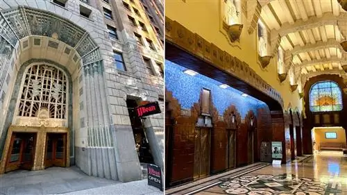 Кофейня JJ bean в здании Marine Building, Ванкувер, Канада