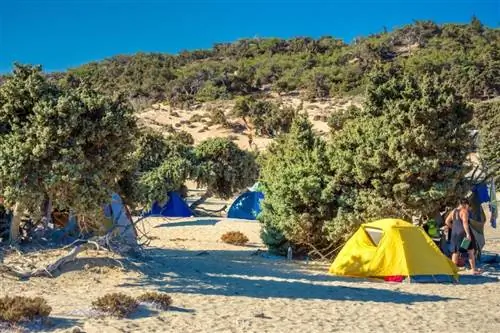 кемпинг gavdos самая южная точка европы