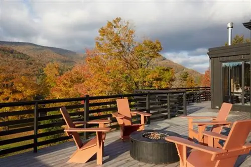 Скрибнерс Кэтскилл Лодж Осенняя листва отели Кэтскиллс