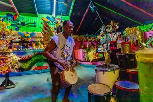 Китченер Пенн в своем музее Джанкану на Теркс и Кайкос