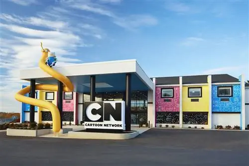 Фасад отеля Cartoon Network в Ланкастере, Пенсильвания