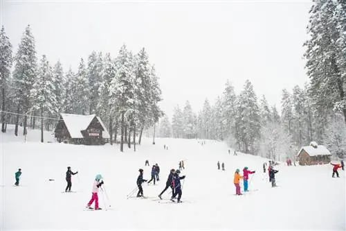 Ливенворт зимой на лыжах Ливенворт зимой на лыжах