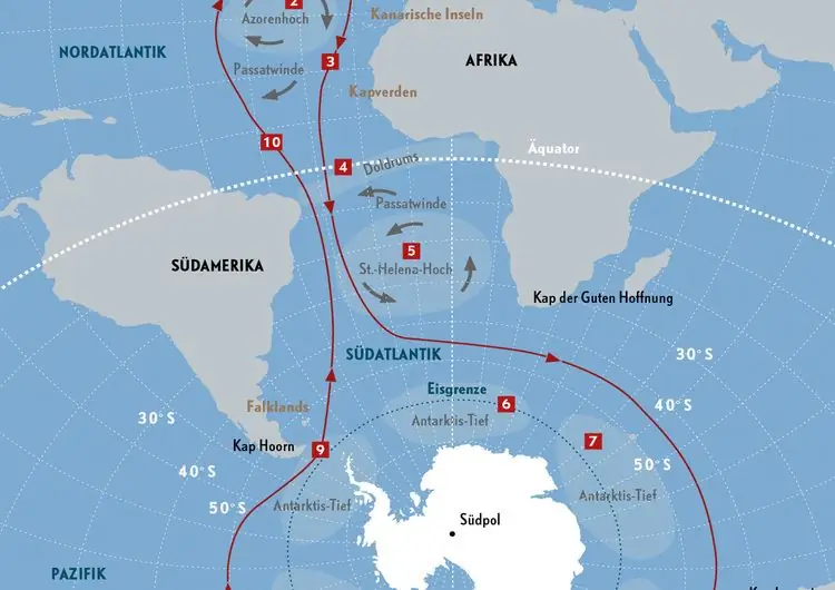 Vendée Globe: горячие точки на маршруте по всему миру