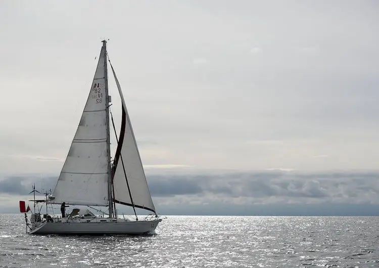 Жанна Сократ в гавани Новой Зеландии