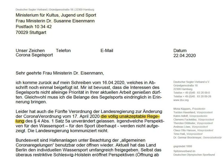 Закрытие портов из-за Corona "неуместно"