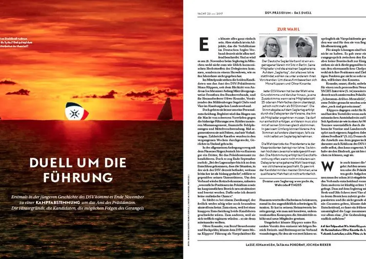 Досье YACHT для новых выборов президента DSV