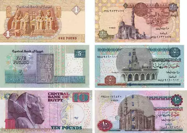 Валюта Египта: информация о египетском фунте