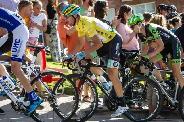 Jure Kocjan Sprints к победе в туре по Юте Этап 2