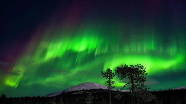 Ослепление северным сиянием, также известным как Aurora Borealis
