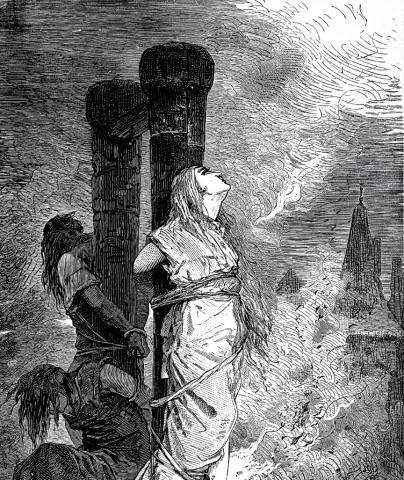 Где проходили европейские суды над ведьмами?