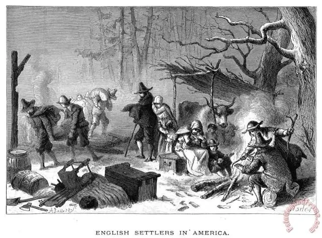 Когда была первая зима для паломников?