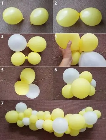 Как сделать украшения из воздушных шаров?