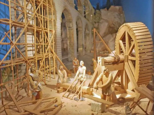 Какие инструменты использовали римляне для строительства дорог?