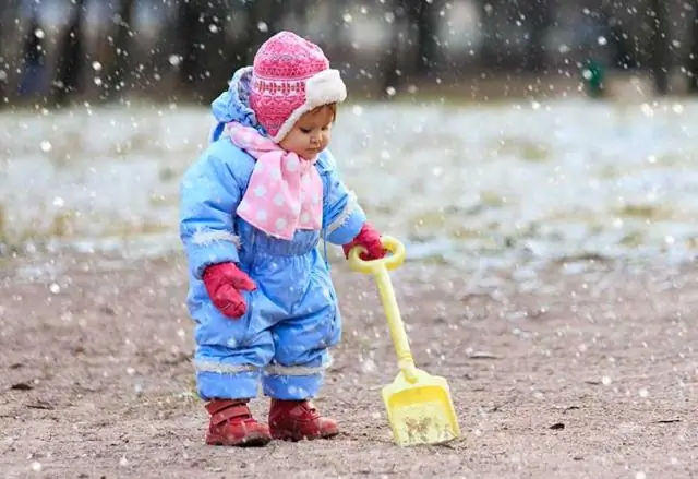 Что могут делать маленькие дети зимой?