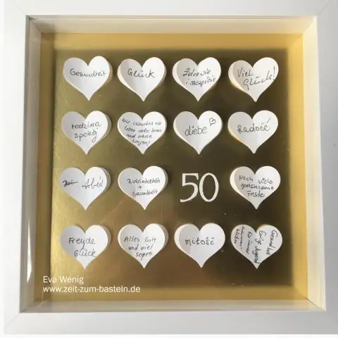 Какие хорошие подарки на 50-летие свадьбы?