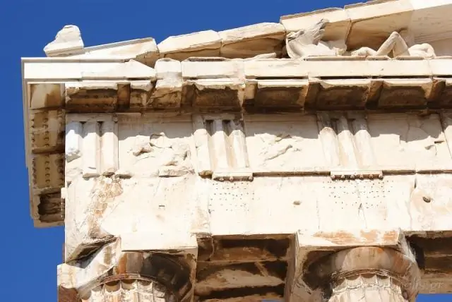 Что изображено на восточном фронтоне Парфенона?