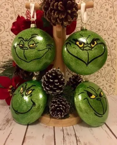 Как сделать рождественское украшение Гринча?