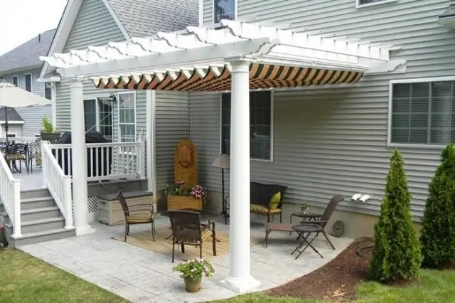 Как пергола дает тень?