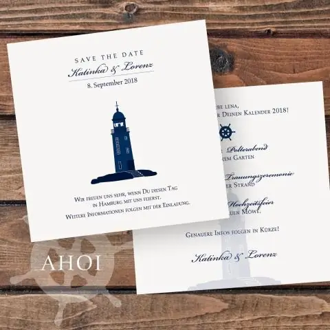 Что вы скажете на обороте «Сохранить дату»?