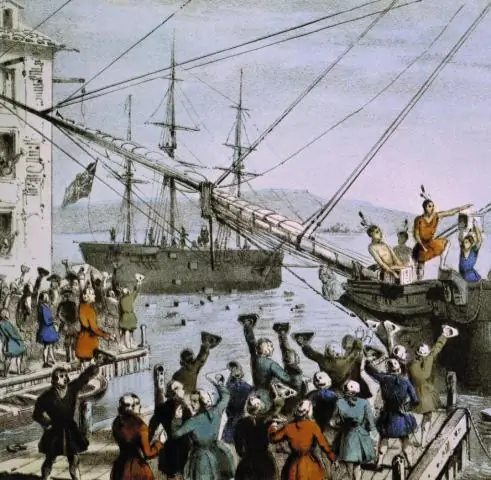 Где проходило Бостонское чаепитие?