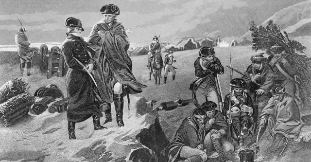 Чем занимался маркиз де Лафайет в Valley Forge?
